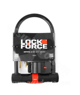 ANTIVOL U LOCKFORCE HERCULE 240 X 165 + SUPPORT