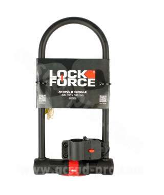 ANTIVOL U LOCKFORCE HERCULE 320 X 165 + SUPPORT
