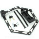 ANTIVOL VELO ARTICULE A CLE LOCK FORCE GRENAT L 0.9m