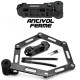 ANTIVOL VELO ARTICULE A CLE WTP GRENAT L 0.75m