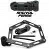ANTIVOL VELO ARTICULE A CLE WTP GRENAT L 0.75m