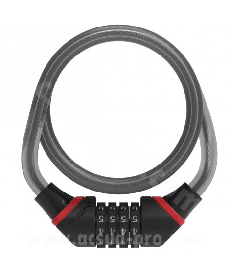 ANTIVOL VELO SPIRAL A CODE ZEFAL K-TRAZ C6 CODE Ø12mm L 1.80m