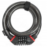 ANTIVOL VELO SPIRAL A CODE ZEFAL K-TRAZ C9 HAUTE SECURITE Ø15mm L 1.80m