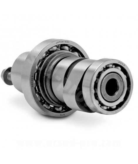ARBRE A CAME MAXISCOOTER COMPLET ADAPT. HONDA SH / SWING / DYLAN / PANTHEON 125CC (ROULEMENT NTN) OEM : 14100-KGF-910