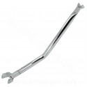 BARRE DE RENFORT CHROME COUDEE RONDE ADAPT. PEUGEOT 103 MVL  / SP / VOGUE