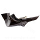 BAS DE CAISSE  ADAPT. MBK NITRO / YAMAHA AEROX 1998-2012 NOIR MAT