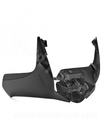 BAS DE CAISSE AVANT INFERIEUR ADAPT. MBK MACH G / YAMAHA JOG NOIR METAL (OEM : 5RW-F1519-00)