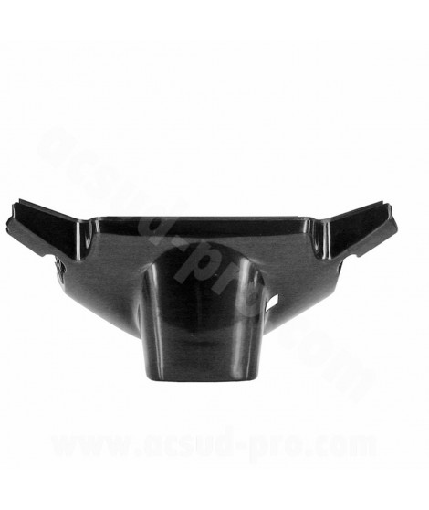 BAS DE GUIDON / COUVRE GUIDON INFERIEUR ADAPT. MBK 50 BOOSTER 1999-2003 / YAMAHA 50 BWS 1999-2003 NOIR METAL