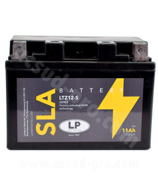 BATTERIE LANDPORT LTZ12S 12V-11A SANS ENTRETIEN SLA/TECHNOLOGIE AGM  ( YTZ12S )
