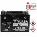 BATTERIE YUASA YT9B-BS 12V-8A MF SANS ENTRETIEN HAUTE PERFORMANCE AVEC PACK ACIDE