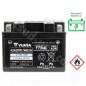 BATTERIE YUASA YTB4L 12V 4 AH (  REMPLACE LA YTX4L-BS ) - AGM ACTIVE USINE