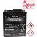 BATTERIE YUASA YTZ8V 12V-7.4Ah ACTIVEE EN USINE PRETE A L'EMPLOI