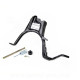 BEQUILLE CENTRALE BUZZETTI ADAPT. MBK 50 BOOSTER 2004. ROCKET. NG / YAMAHA 50 BWS 2004. BUMP. SPY NOIR  ( 8595 )