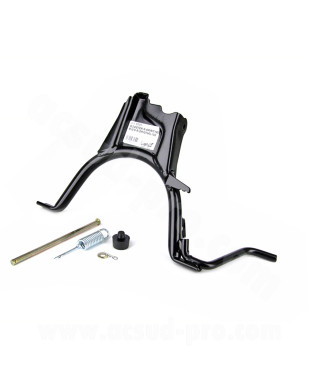 BEQUILLE CENTRALE BUZZETTI ADAPT. MBK 50 BOOSTER 2004. ROCKET. NG / YAMAHA 50 BWS 2004. BUMP. SPY NOIR  ( 8595 )