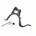 BEQUILLE CENTRALE BUZZETTI ADAPT. MBK 50 BOOSTER 2004. ROCKET. NG / YAMAHA 50 BWS 2004. BUMP. SPY NOIR  ( 8595 )