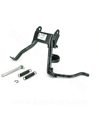 BEQUILLE CENTRALE BUZZETTI ADAPT. PIAGGIO 50 ZIP 2T. ET2. VESPA LX 2T. FLY 2T. FREE NOIR ( 4386 )