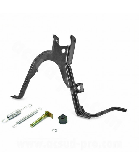 BEQUILLE CENTRALE TNT ADAPT. MBK 50 NITRO 1997-2012 / YAMAHA 50 AEROX 1997-2012 NOIR (OEM : 5ME-F7111-02)
