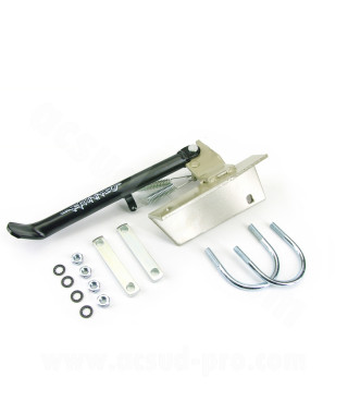 BEQUILLE LATERALE BUZZETTI ADAPT. PEUGEOT 50 LUDIX ONE 10 POUCES NOIR ( 4638 )