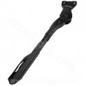 BEQUILLE VELO E-BIKE 24" 26" 28" REGLABLE RENFORCEE ALU NOIR - ESPACEMENT 40MM