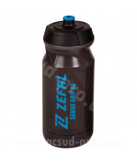 BIDON 650ML ZEFAL SENSE GRIP 65 SMOKED NOIR/BLEU