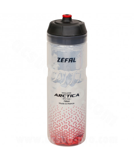 BIDON 750ML ZEFAL ISOTHERM ARCTICA 75 ROUGE