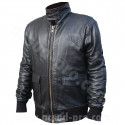 BLOUSON ARCHIVE NOIR HOMME MAVERICK EN CUIR DE MOUTON     M