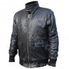 BLOUSON ARCHIVE NOIR HOMME MAVERICK EN CUIR DE MOUTON     M
