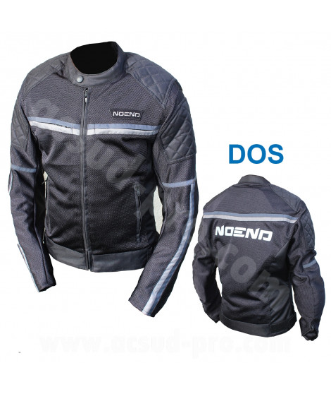 BLOUSON NOEND NOIR COOL RIDE EN POLYESTER + MESH. AVEC  PROTECTIONS CE       XS
