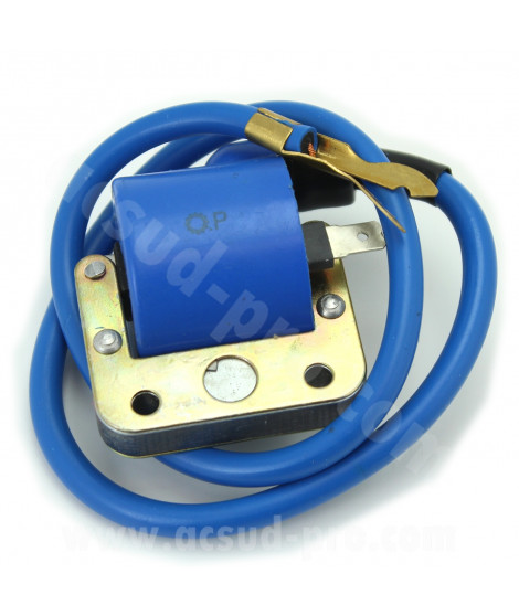 BOBINE HAUTE TENSION CYCLO ADAPT. PEUGEOT 101 / 102 / 103 MVL / SP  / PIAGGIO CIAO AVEC RUPTEUR
