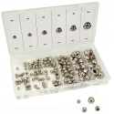 BOITE / COFFRET ASSORTIMENT ECROUS BORGNES ( 150 PIECES DU M3 AU M10 )