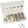 BOITE / COFFRET ASSORTIMENT ECROUS BORGNES ( 150 PIECES DU M3 AU M10 )