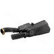 BOITIER FILTRE A AIR COMPLET NOIR ADAPT. SCOOTER CHINOIS GY6 50CC 4T 12 POUCES / KYMCO AGILITY 12 POUCES