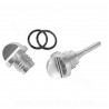 BOUCHON HUILE RB MAX ADAPT. YAMAHA TMAX 500 / 530 CHROME (LA PAIRE)