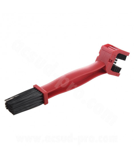BROSSE NETTOYAGE CHAINE TRANSMISSION ROUGE