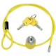 CABLE ANTIVOL MULTIFONCTION AUVRAY Ø4mm 0.90m (LIVRE AVEC 2 CLES)