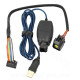 CABLE DE CONNECTION ROJO ECU / PC POUR TNT MOTOR CITY 125 / 50CC  EURO 4