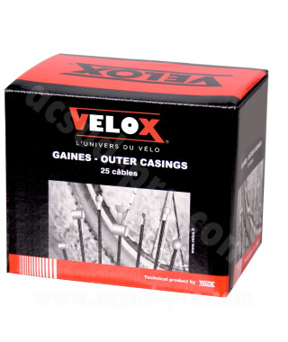 CABLE DERAILLEUR 2.50m INOX VELOX (BOITE DE 25)