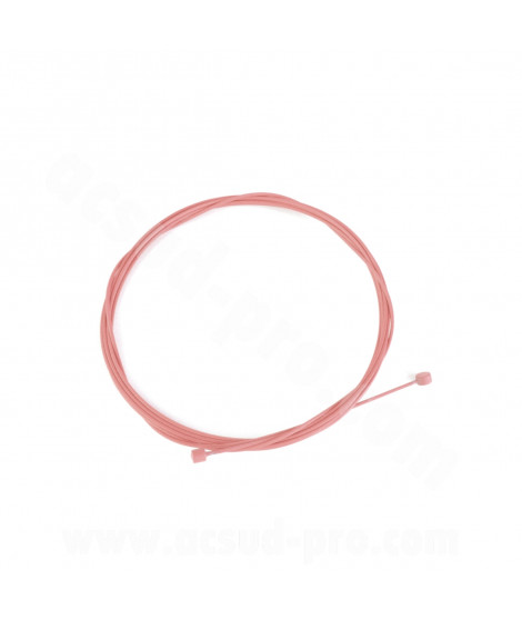 CABLE DERAILLEUR ACIER GALVANISE ROSE L 2m Ø1.2