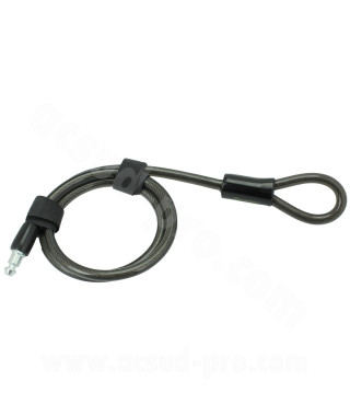 CABLE PLUG AUVRAY  POUR ANTIVOL Ø10mm X 1.00m (compatible Mega lock)
