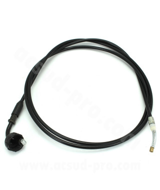 CABLE VEROUILLAGE DE SELLE ADAPT YAMAHA AEROX - MBK NITRO  2001-2012 (CABLE + GAINE) (OEM : 5BR-F478E-01)