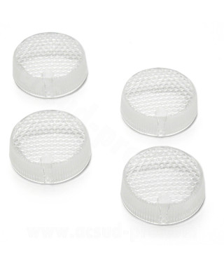 CABOCHON CLIGNOTANT TNT TRANSPARENT ADAPT. APRILIA RS 2000 / SCARABEO (BLISTER DE 4) *