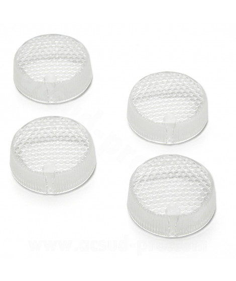 CABOCHON CLIGNOTANT TNT TRANSPARENT ADAPT. APRILIA RS 2000 / SCARABEO (BLISTER DE 4) *