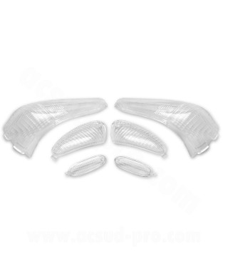 CABOCHON CLIGNOTANT TNT TRANSPARENT ADAPT. GILERA RUNNER (BLISTER DE 6) *