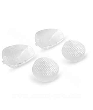 CABOCHON CLIGNOTANT TNT TRANSPARENT ADAPT. MALAGUTI F12 2006 (BLISTER DE 4) *