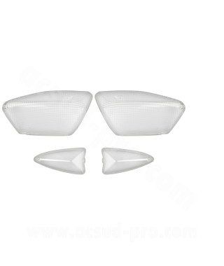 CABOCHON CLIGNOTANT TNT TRANSPARENT ADAPT. MBK NITRO / YAMAHA AEROX 2013-2017 (BLISTER DE 4) *