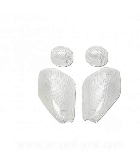 CABOCHON CLIGNOTANT TNT TRANSPARENT ADAPT. MBK NITRO / YAMAHA AEROX 99 (BLISTER DE 4) *