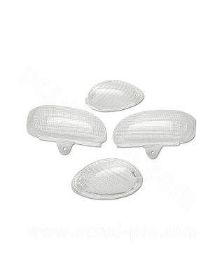CABOCHON CLIGNOTANT TNT TRANSPARENT ADAPT. MBK OVETTO / YAMAHA NEOS (BLISTER DE 4) *
