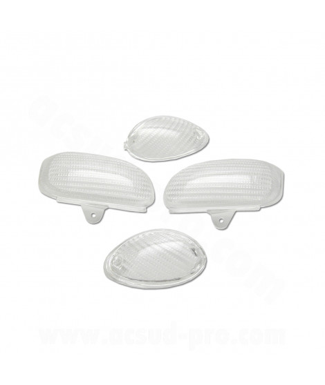 CABOCHON CLIGNOTANT TNT TRANSPARENT ADAPT. MBK OVETTO / YAMAHA NEOS (BLISTER DE 4) *