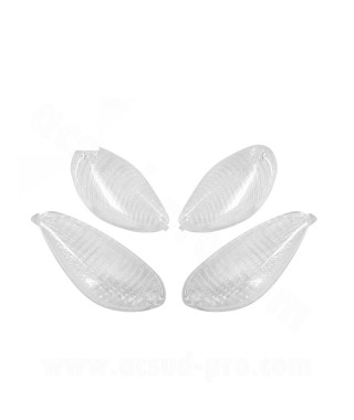 CABOCHON CLIGNOTANT TNT TRANSPARENT ADAPT. PIAGGIO NRG EXTREME (BLISTER DE 4) *