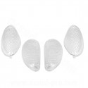 CABOCHON CLIGNOTANT TNT TRANSPARENT ADAPT. PIAGGIO TYPHOON 2006 (BLISTER DE 4) *